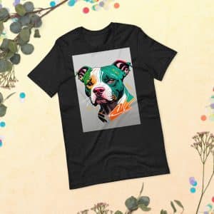 Colorful Pit Bull T-shirt